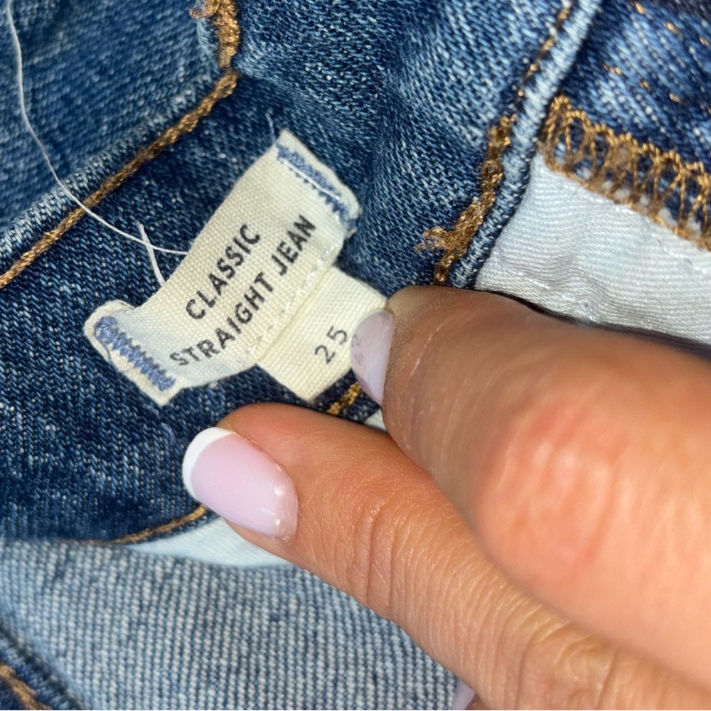 Madewell Classic Straight Leg - size 25